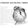 Htacces, performances et temps de chargement