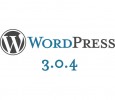 WordPress 3.0.4