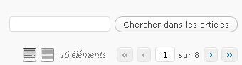 La pagination des contenus Pagination des contenus dans WordPress 3.1