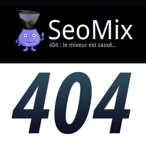 Erreur 404 SeoMix