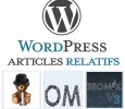 Les articles relatifs sur WordPress