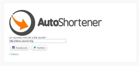Le bookmarklet d'AutoShortener Le bookmarklet d'AutoShortener