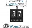 Compteur de Mots de WordPress en grève