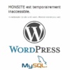 WordPress : erreur SQL et DB-Error.php
