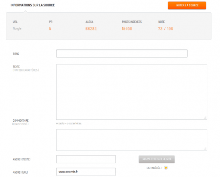 Ajout de source dans MyNextSEO