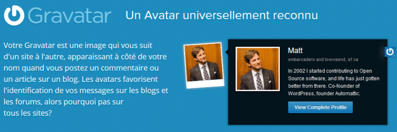 Le concept des Gravatars