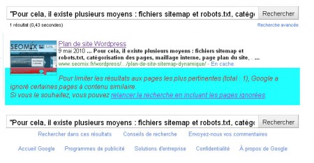Google ignore parfois certaines pages