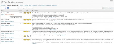 Installation d'un plugin WordPress