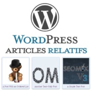 Les articles relatifs sur WordPress