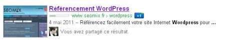 L'affichage du fil d'Ariane dans Google