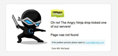 L'erreur serveur 404 de Twingly