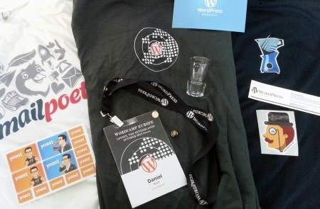 Les goodies du WordCamp Europe