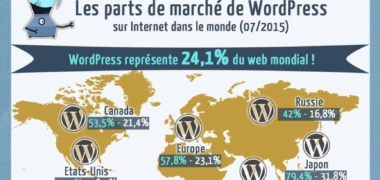 La place de WordPress dans le monde