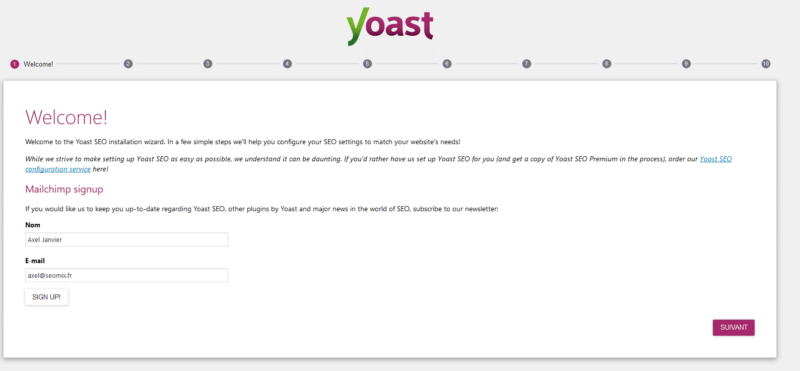 Configuration Yoast étape par étape