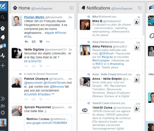 Tweetdeck, facilitez votre veille sur Twitter.