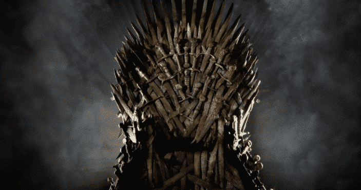 trone de game of throne vide