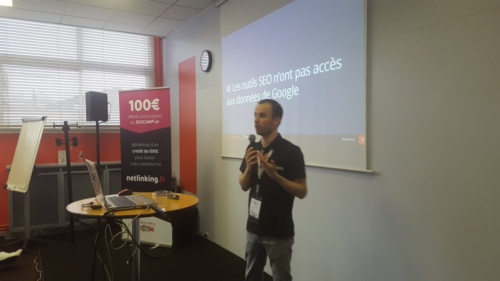 Conférence sur les outils SEO