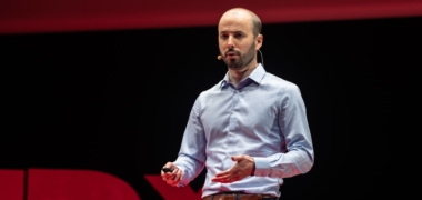 Daniel Roch lors de son TEDx Lannion