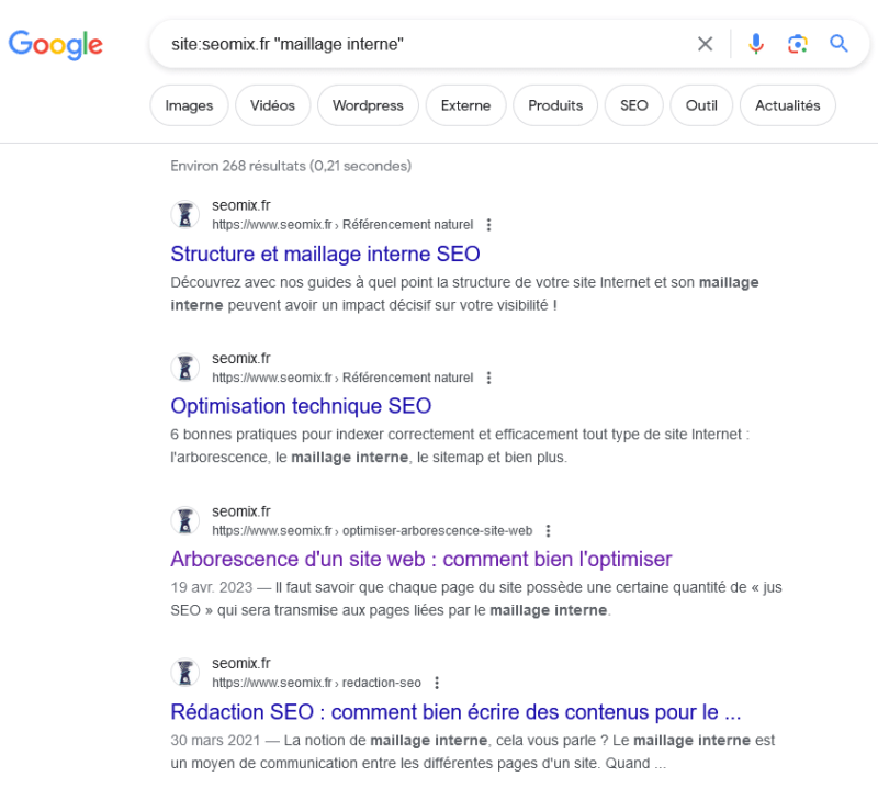 commande Google