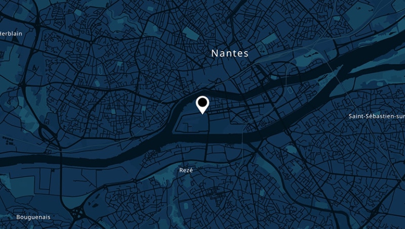 Carte de l'agence SeoMix à Nantes